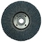 Weiler 4-1/2" Tiger Paw Density Flap Disc, Flat (TY27), 36Z, 5/8"-11 UNC 51164 - alternate 2